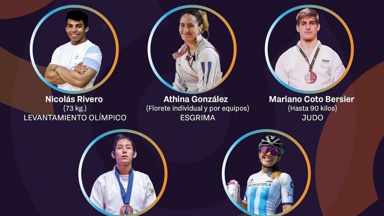 CINCO DEPORTISTAS DE TDF EN LOS JUEGOS PANAMERICANOS SANTIAGO 2023.