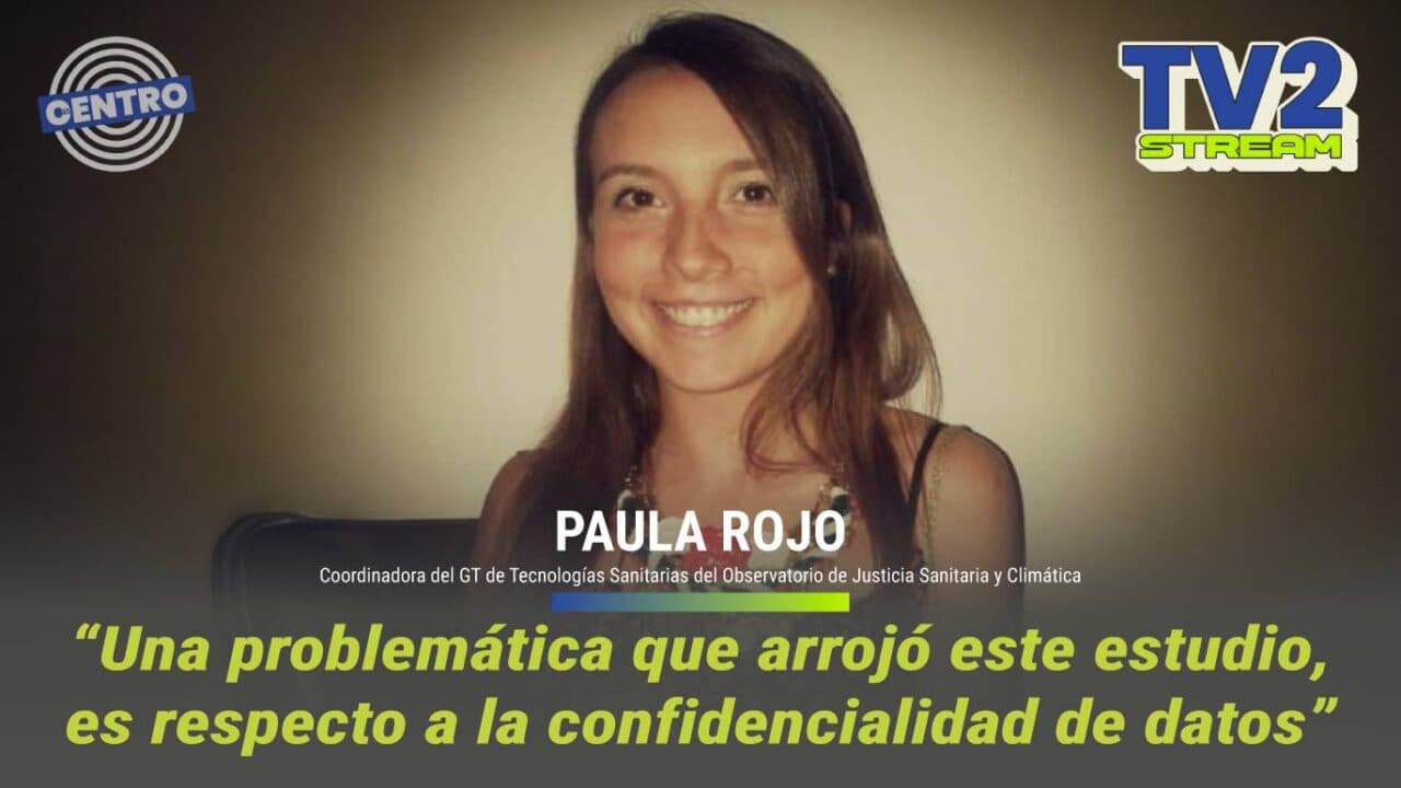 #TV2Stream Mgter Paula Rojo – Coord del GT de Tec Sanitarias del Observatorio de Justicia Sanitaria