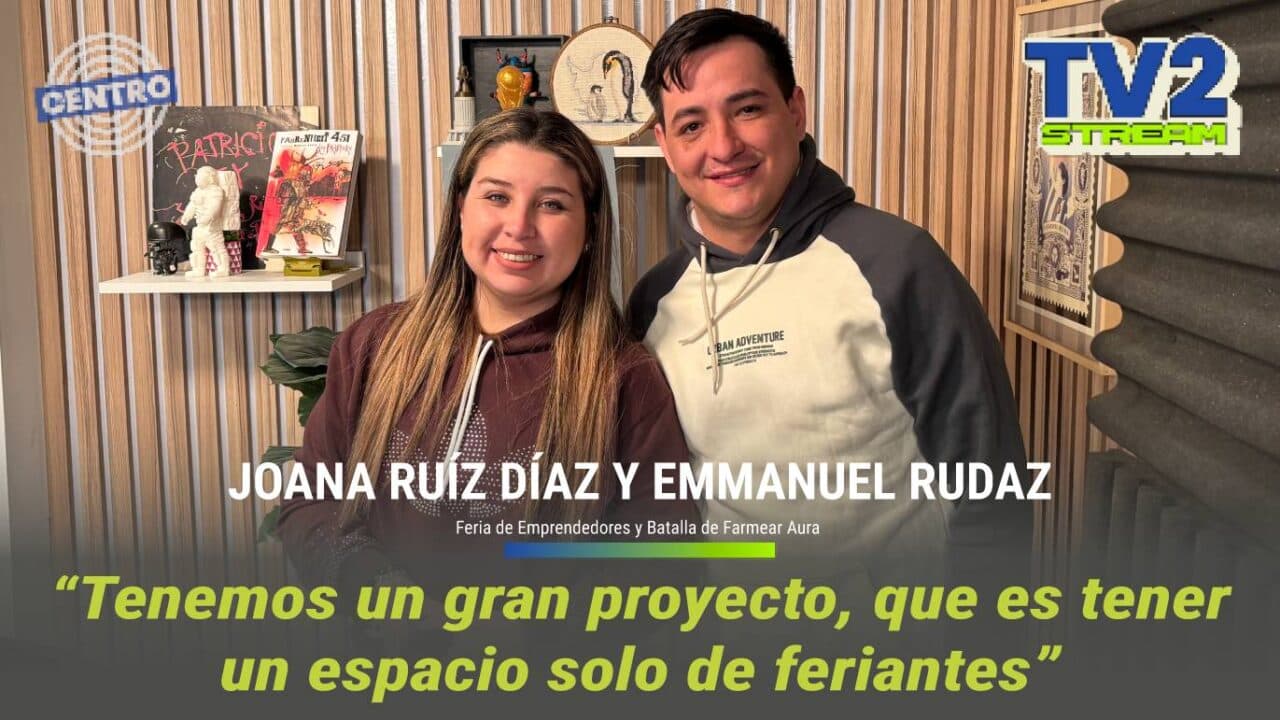 #TV2Stream Joana Ruíz Díaz y Emmanuel Rudaz – Feria de Emprendedores y Batalla Farmear Aura